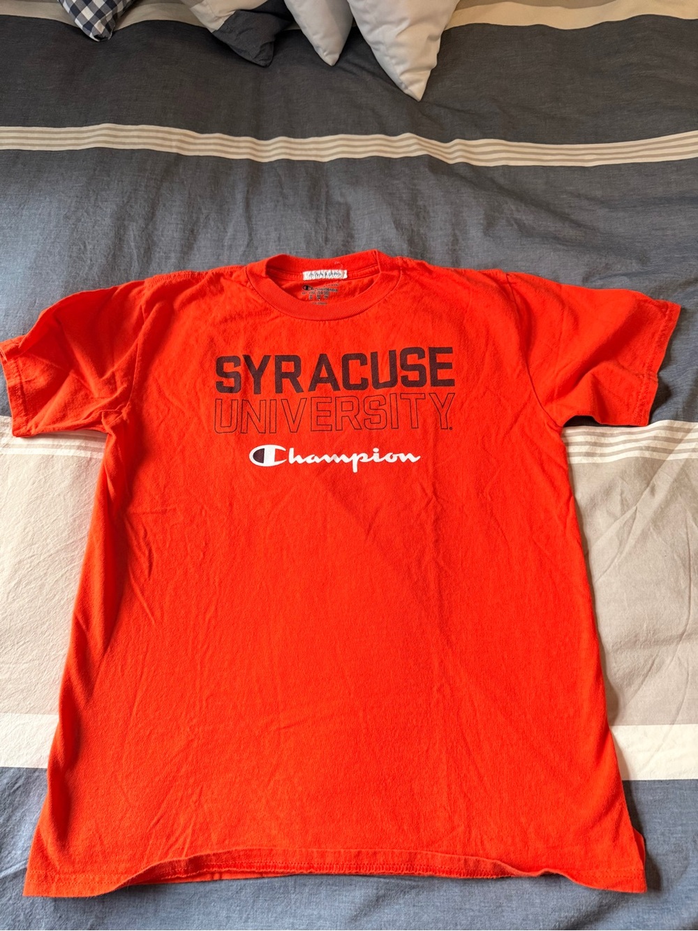 Champion Bright Orange Syracuse University Tee
